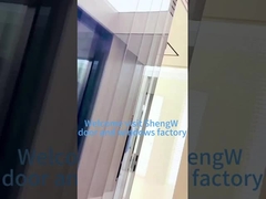 Pintu geser dengan kaca