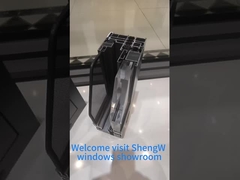 Jendela geser kaca ganda