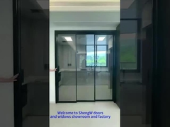 3 shutter glass + aluminium sliding door