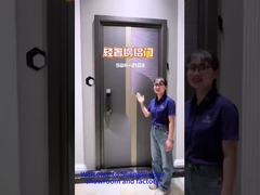 Pintu aluminium dua warna