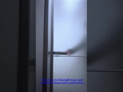 Aluminium dengan pintu kaca ganda