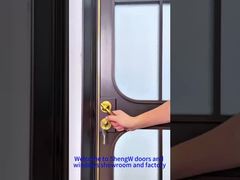 Pintu kamar aluminium berukir kisi timbul