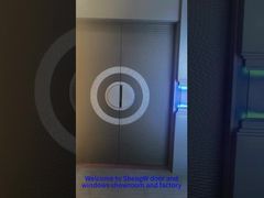 Pintu aluminium semua-aluminium jembatan rusak