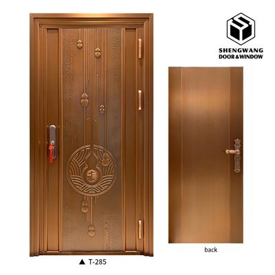Tradisional Brown Dengan Aluminium Gerbang Taman Pintu Untuk Gerbang Taman Metal Luar Utama