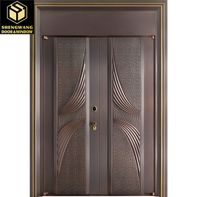 Pintu Ayun Stainless Steel Tahan Korosi untuk Ruang Tamu Kamar Tidur Kamar Mandi Pintu Ayun Logam Mode dengan Daya Tahan