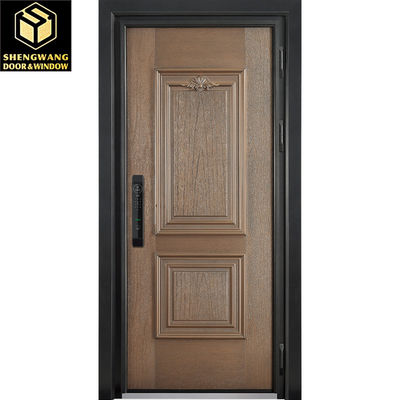 Pintu Kamar Aluminium Warna Kayu Disesuaikan Untuk Ruang TK