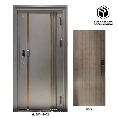 Waterpfoof Aluminium Pintu Kamar MDF tahan api Pintu 200mm 300mm Frame
