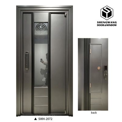 Swing Aluminium Garden Gate Secure Multi Point Locking System Pintu Sisi Aluminium
