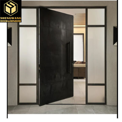 Pintu luar aluminium padat untuk pintu masuk utama
