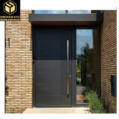 Aluminium pintu masuk untuk rumah terbesar warna kustomisasi dan bahan tahan lama stainless steel untuk dan tahan api