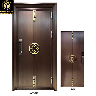 Black Sliding Screen Gate Taman Tembaga Estetika Pintu Tembaga