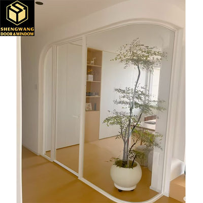 Ruang tamu Kamar tidur Aluminium Kaca Pintu Hinged Pintu Hinged Aluminium 35 - 45mm