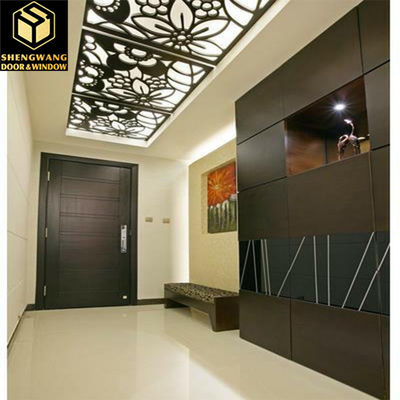 Pintu Kamar Aluminium Lapisan Bubuk 45mm 1.0 Jam Rating Api Fireproof Soundproofing Pintu