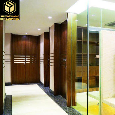 Disesuaikan Warna Abu-abu Semua Aluminium Pintu Kamar Fireproof Pintu Kamar