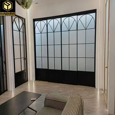 3 Shutter anti karat Aluminium Windows Sliding Sound Absorbing Aluminium Sliding Sash