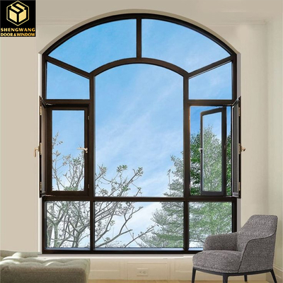 Pembersihan dan tampilan kontemporer dengan pintu geser kaca aluminium untuk rumah dan villa