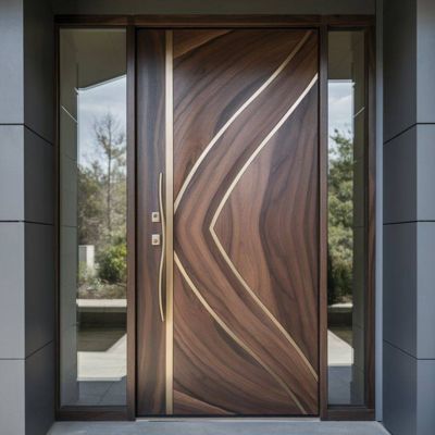 Gedung Tidur Gedung Taman Tembaga Untuk Aluminium Pintu Kamar Tidur Estetika