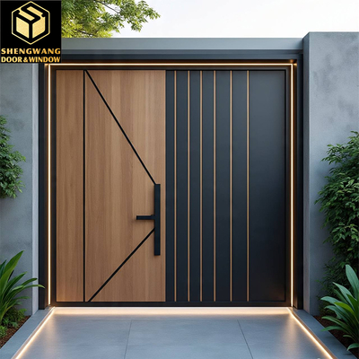 Swing Left Grey Homes Stainless Steel Swing Door House Door Opens Outward Waterproof