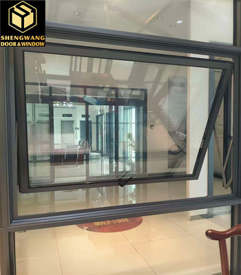 Powder Coated Dengan Aluminium Sliding Swing Window Dan Hitam Slide Up Aluminium Window
