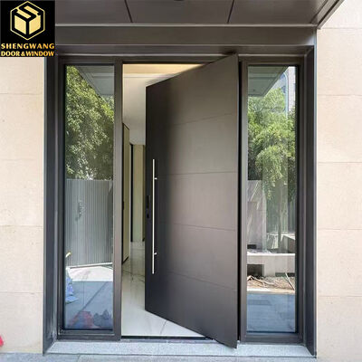 ODM Swing Aluminium Pedestrian Garden Gates Tembaga Imitasi Permukaan Finishing Metal Gate Outdoor